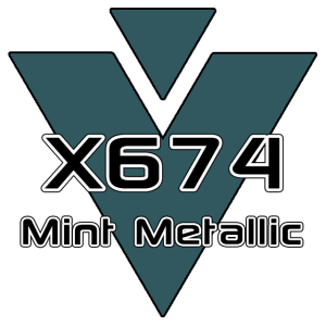 X674 Mint Metallic 951 Sheet