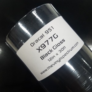 X977G Black Gloss 951 Roll