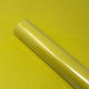 X983 Daffodil Yellow Glitter 851 Roll