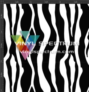 ZBRA00 Black & White Zebra Orajet Gloss Sheet