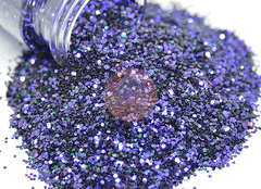 Deep Purple - Chunky Color Shift Glitter