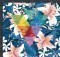 HIBBLU Hibiscus Blue Floral Orajet Matte Sheet