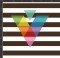 STRP90 Brown & White Stripes Siser HTV Sheet