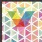 WCLRTR Watercolor Triangles Orajet Gloss Roll