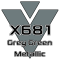 X681 Grey Green Metallic 951 Roll