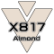 X817 Almond 951 Roll